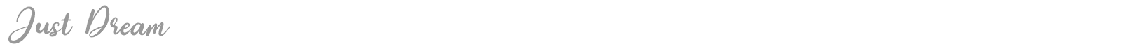 Just Dream font preview